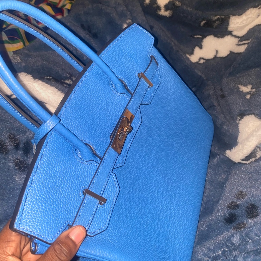 Robbe & Berking Vibrant Blue Satchel